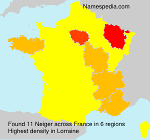 Surname Neiger in France Surname Neiger in France