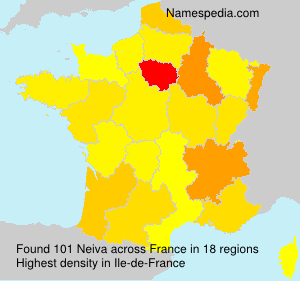 Surname Neiva in France Surname Neiva in France