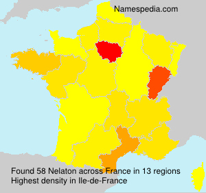 Surname Nelaton in France