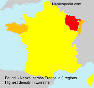 Surname Nenzel in France Surname Nenzel in France