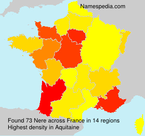 Surname Nere in France Surname Nere in France