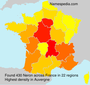 Surname Neron in France Surname Neron in France