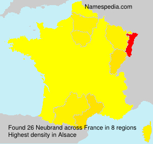 Surname Neubrand in France Surname Neubrand in France