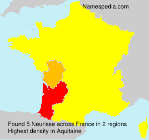 Surname Neurisse in France Surname Neurisse in France