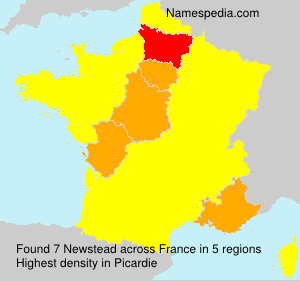 Surname Newstead in France Surname Newstead in France