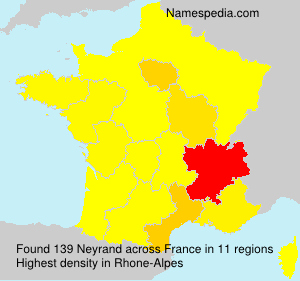 Surname Neyrand in France Surname Neyrand in France