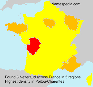 Surname Nezeraud in France Surname Nezeraud in France