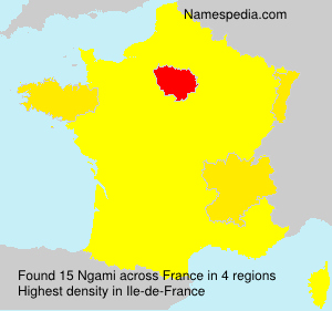 Surname Ngami in France Surname Ngami in France