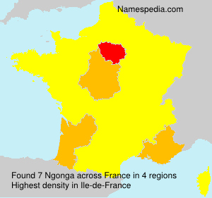 Surname Ngonga in France Surname Ngonga in France