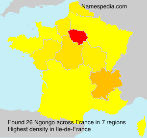 Surname Ngongo in France Surname Ngongo in France