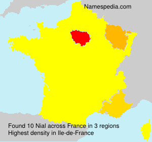 Surname Nial in France
