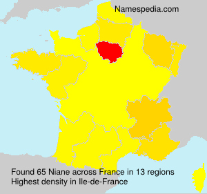 Surname Niane in France Surname Niane in France