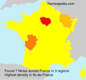 Surname Nicles in France Surname Nicles in France