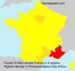 Surname Nieri in France Surname Nieri in France