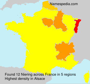 Surname Niering in France Surname Niering in France