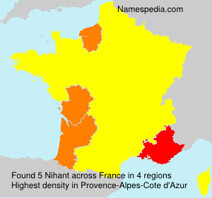 Surname Nihant in France Surname Nihant in France