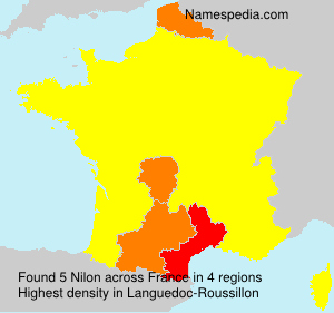 Surname Nilon in France Surname Nilon in France