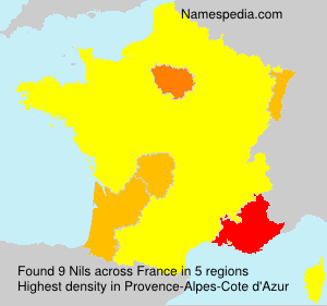 Surname Nils in France Surname Nils in France