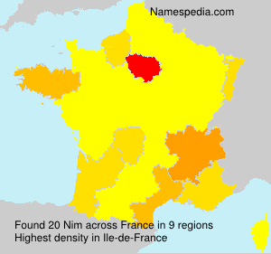 Surname Nim in France Surname Nim in France