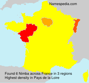 Surname Nimba in France Surname Nimba in France