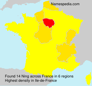 Surname Ning in France Surname Ning in France