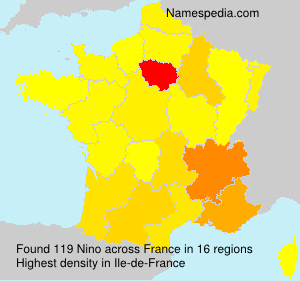 Surname Nino in France Surname Nino in France