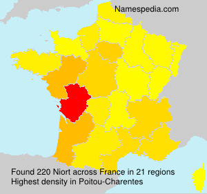 Surname Niort in France Surname Niort in France