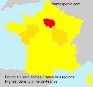 Surname Nirin in France
