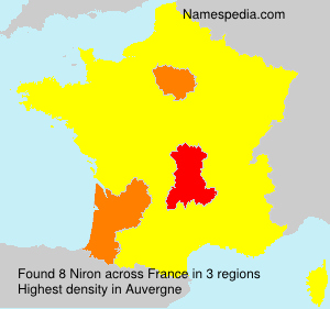 Surname Niron in France Surname Niron in France
