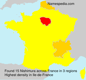 Surname Nishimura in France Surname Nishimura in France