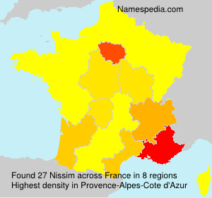 Surname Nissim in France Surname Nissim in France
