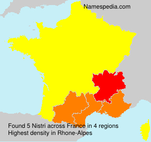 Surname Nistri in France