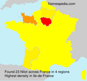 Surname Nitot in France Surname Nitot in France