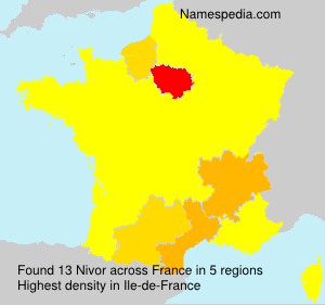 Surname Nivor in France Surname Nivor in France