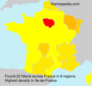 Surname Nlend in France Surname Nlend in France