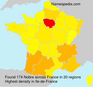 Surname Nobre in France Surname Nobre in France