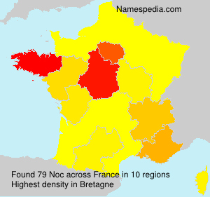 Surname Noc in France Surname Noc in France