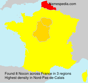 Surname Nocon in France Surname Nocon in France
