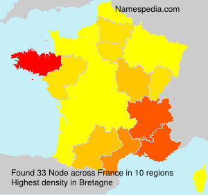 Surname Node in France Surname Node in France