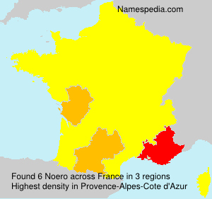 Surname Noero in France Surname Noero in France
