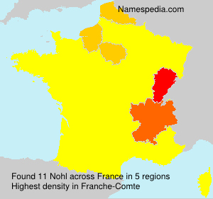 Surname Nohl in France Surname Nohl in France