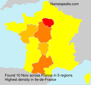 Surname Noix in France Surname Noix in France