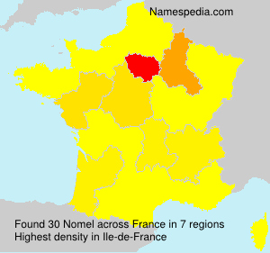 Surname Nomel in France Surname Nomel in France