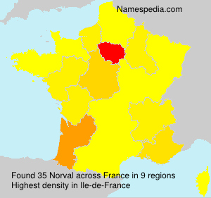 Surname Norval in France Surname Norval in France