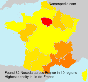Surname Noseda in France Surname Noseda in France
