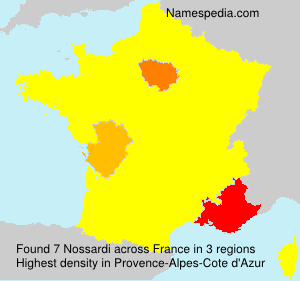 Surname Nossardi in France Surname Nossardi in France