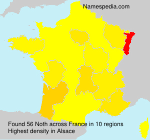 Surname Noth in France Surname Noth in France