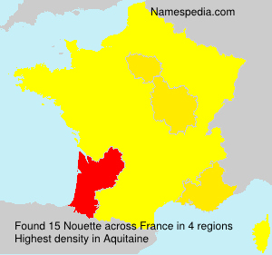 Surname Nouette in France Surname Nouette in France