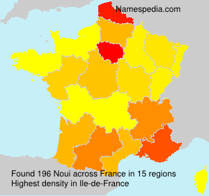 Surname Noui in France Surname Noui in France