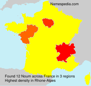 Surname Noum in France